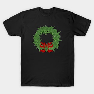 420 christmas wreath T-Shirt